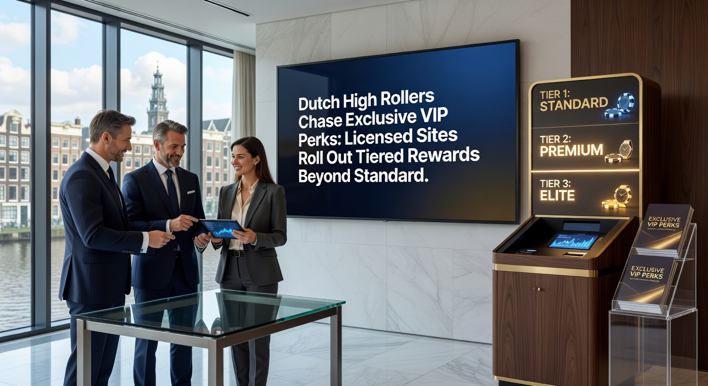 Gestaffeltes VIP-Tier-System visualisiert mit Levels von Bronze bis Diamond und den freigeschalteten Belohnungen wie Cashback und Events
